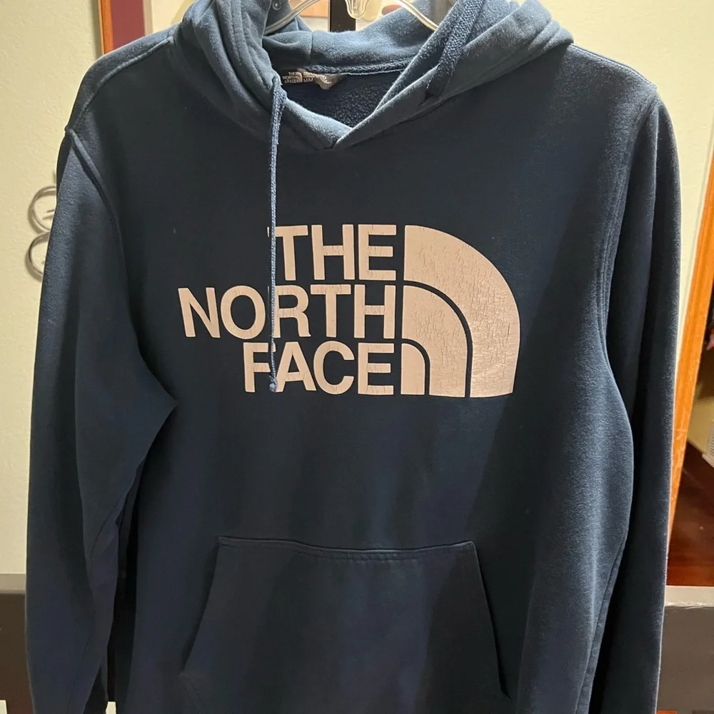 The North Face Men's Dark Blue Hoodie #173